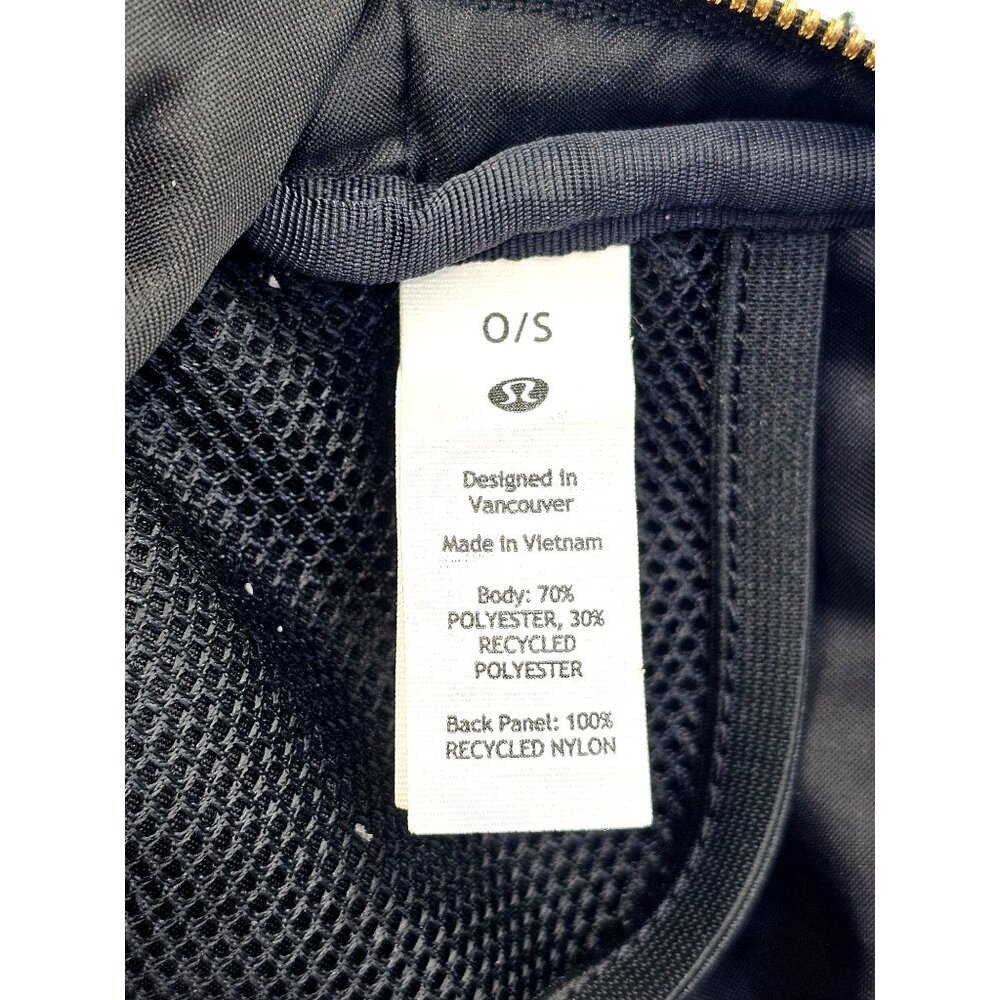 Lululemon Women's Black Sherpa Fleece Belt Bag Crossbody Waist Pack   3040 - Picture 8 of 15
